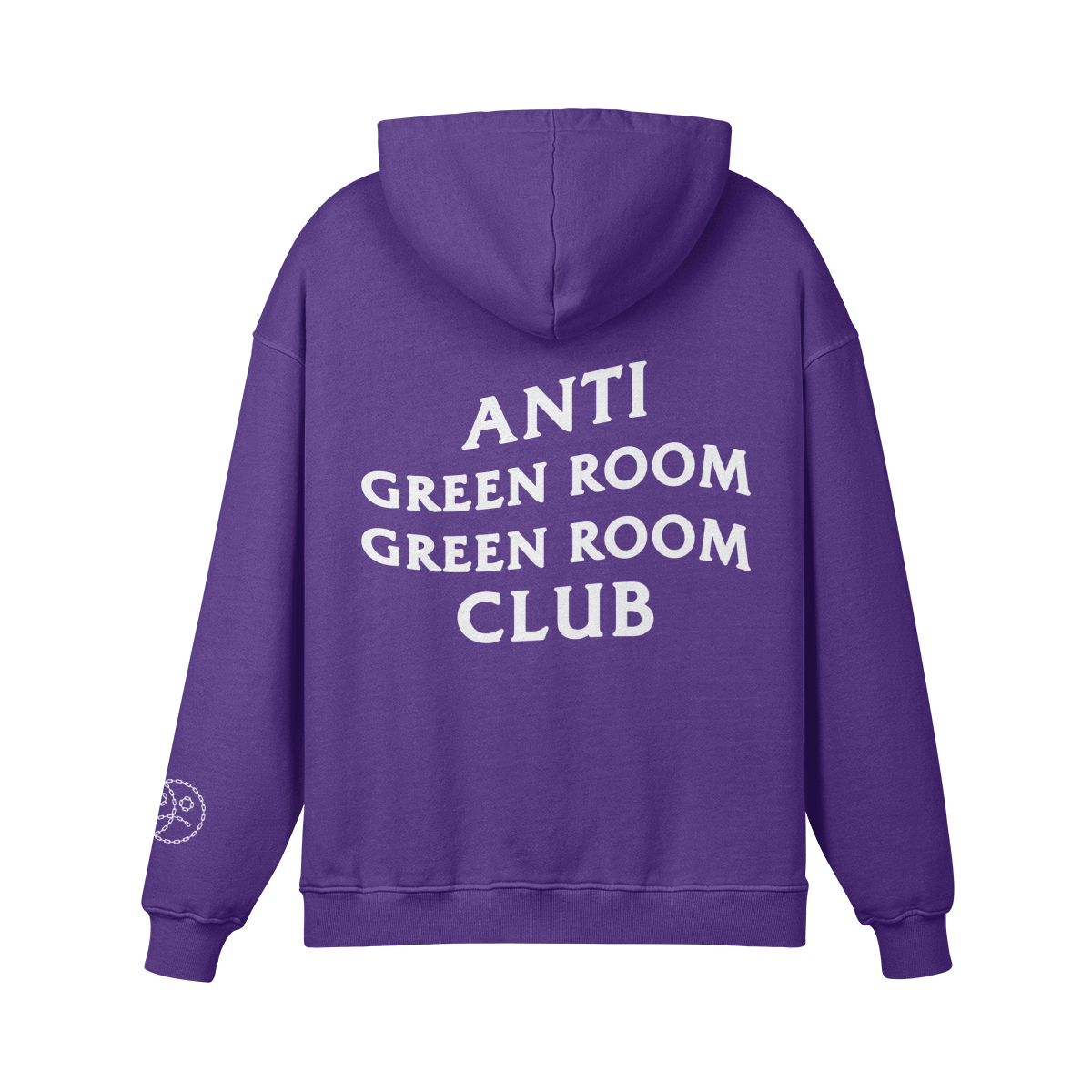Anti Green Room Club Oversized Hoodie Purple Haze