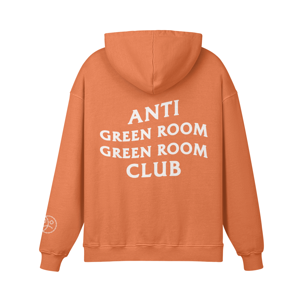 Anti Green Room Club Oversized Hoodie Copper Red