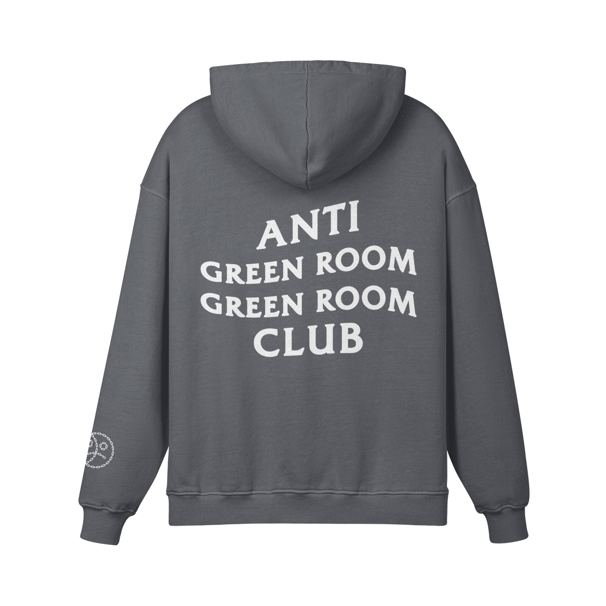 Anti Green Room Club Oversized Hoodie Carbon Gray