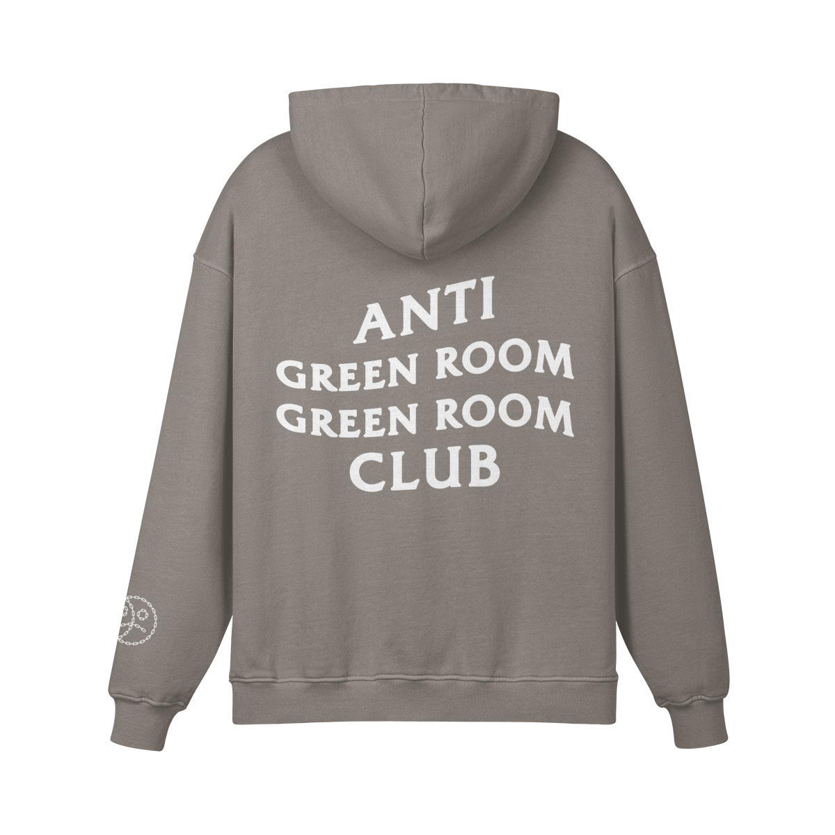 Anti Green Room Club Oversized Hoodie Friar Gray
