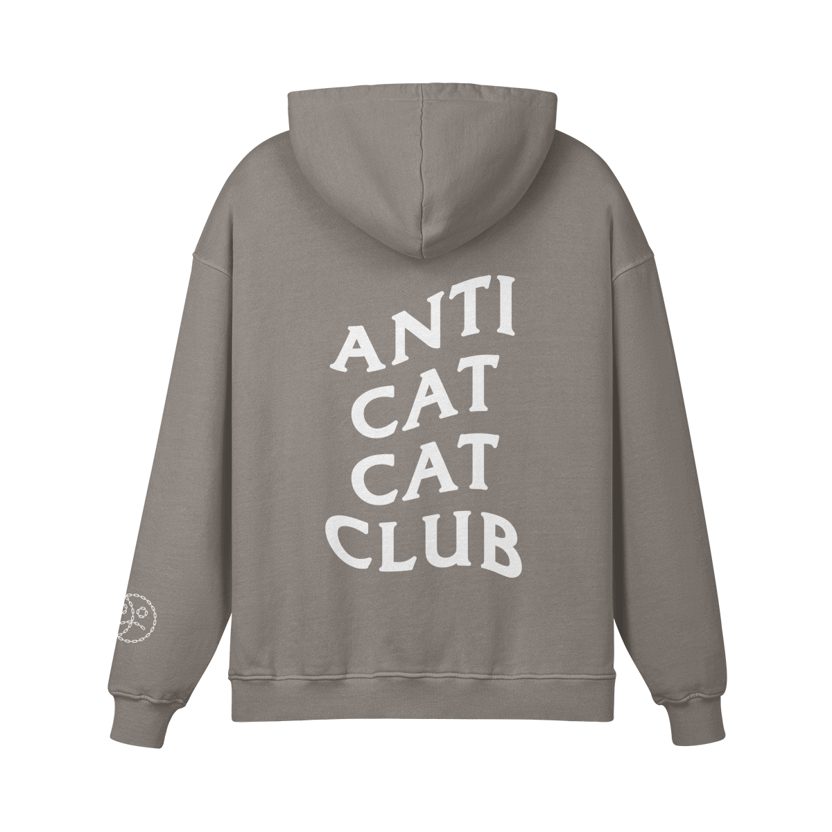 Anti Cat Cat Club Oversized Hoodie Friar Gray