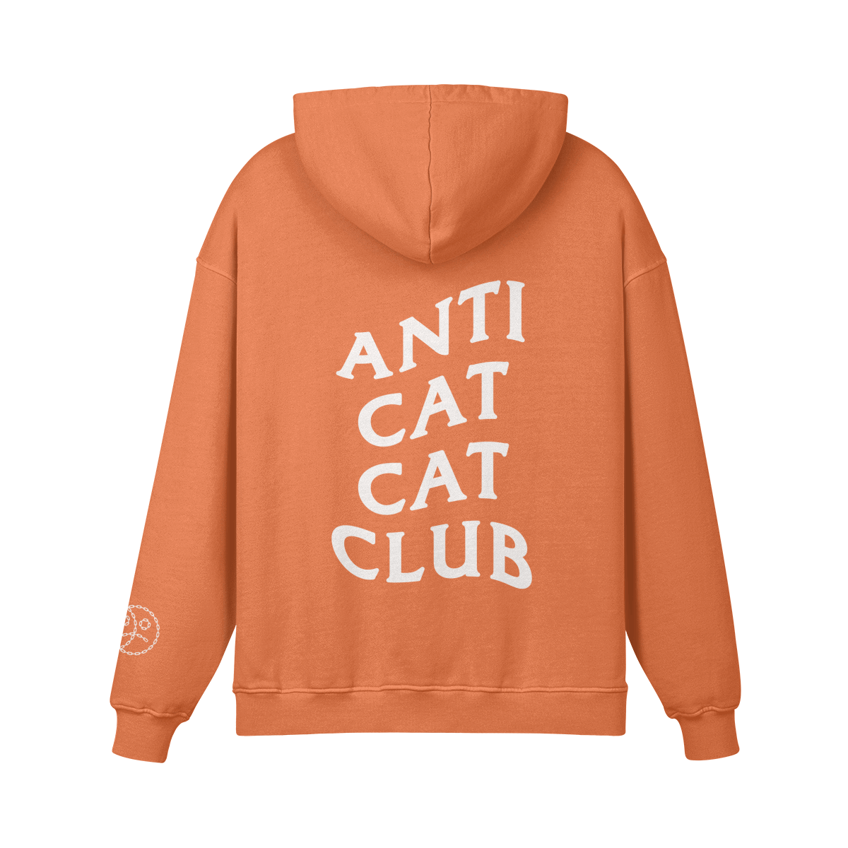 Anti Cat Cat Club Oversized Hoodie Copper Red