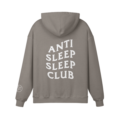 Anti Sleep Sleep Club Oversized Hoodie Friar Gray