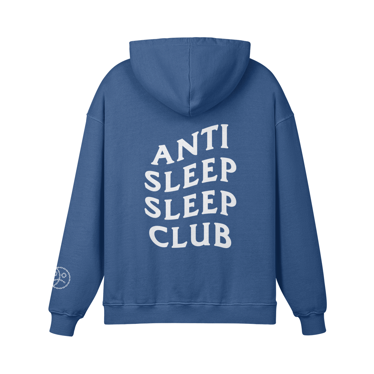 Anti Sleep Sleep Club Oversized Hoodie Kashmir Blue