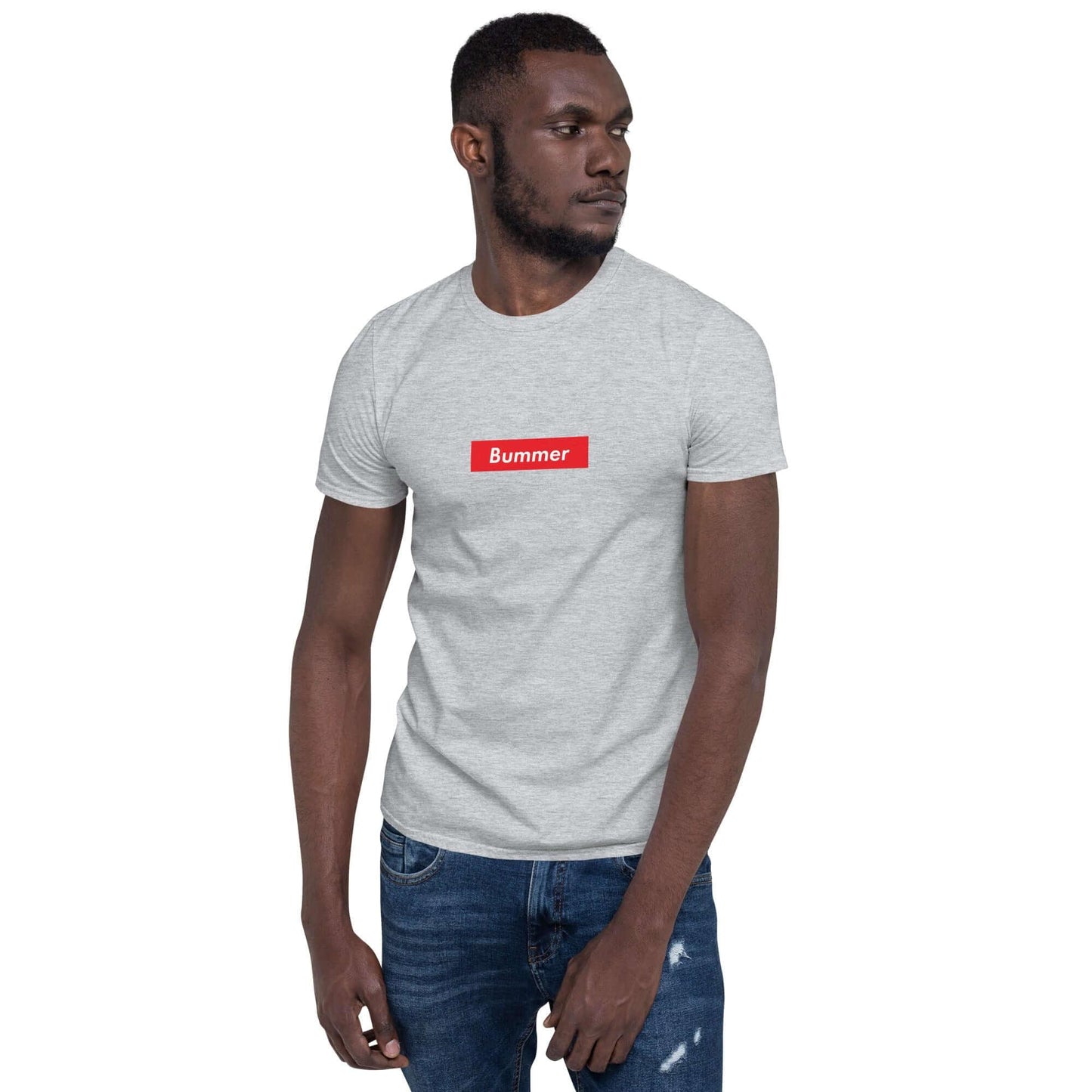 Bummer Red Box Unisex T-Shirt Sport Grey