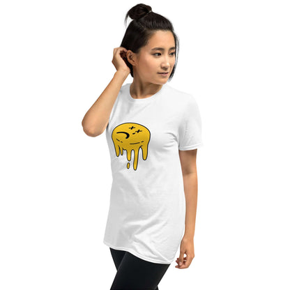 Yellow Melting Sad Face Unisex T-Shirt